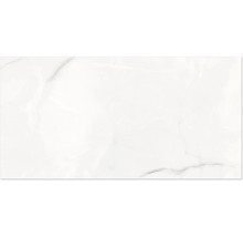 Weiße Bodenfliese mit Marmoroptik