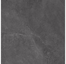 Dunkelgraue Bodenfliese mit Steinoptik für den Innenbereich