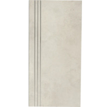 Stufenfliese aus Keramik mit Rillen für den Innenbereich