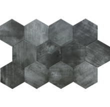 Produktbild: Hexagon Fliese Denia Graphite Hexa 14x16cm