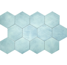 Produktbild: Hexagon Fliese Denia Sky Hexa 14x16cm