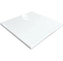 Quadratische, weiße Keramikfliese