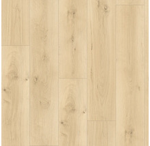 Heller Laminatboden in Holzoptik für den Innenbereich.
