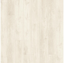 Verlegung von hellem Laminatboden im Holzdesign