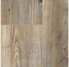 Nahaufnahme von Laminatboden in Holzoptik