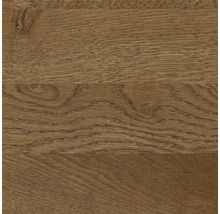 Nahaufnahme von Laminatboden in Holzoptik