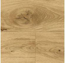 Holzfußboden mit Maserung und Astlöchern