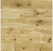 Holzboden aus Eiche mit Astlöchern und Maserung