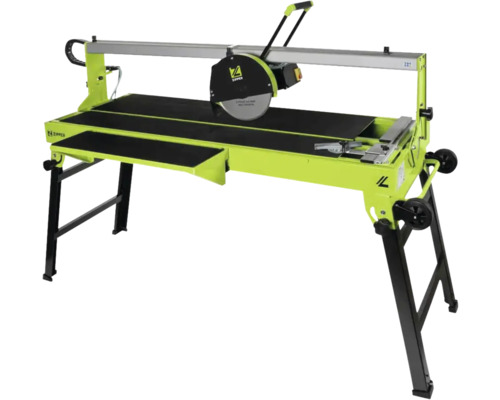 Fliesenschneidmaschine mit Tisch und Schneidrad