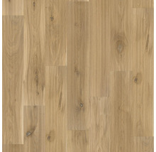 Nahaufnahme von Laminatboden in Holzoptik