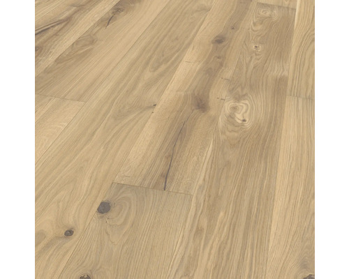 Handmuster zu Ter hürne Parkett lichtbeige Eiche Landhausdiele Gebürstet 2390 x 200 x 13 mm