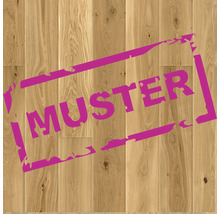 Produktbild: Handmuster zu SKANDOR Parkett Field Oak Eiche Landhausdiele Gebürstet 2390 x 200 x 12 mm