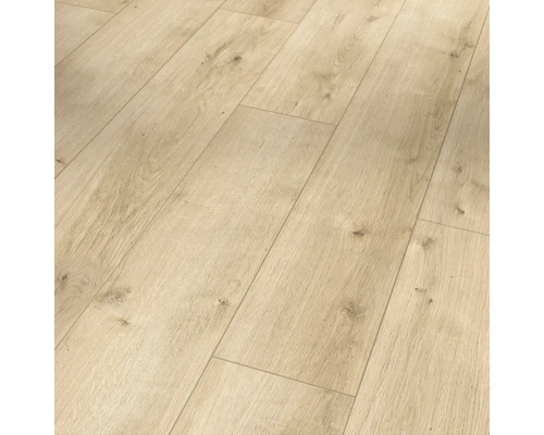 Handmuster zu Designboden Modular ONE Eiche Pure hell Landhausdiele Klickverbindung 1285 x 194 x 8,0 mm