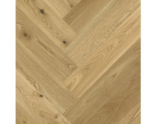 Handmuster zu SKANDOR Parkett Mayflower Oak Eiche Fischgrät Gebürstet 1082 x 162 x 12 mm