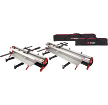 Zwei Fliesenschneider mit Tragetaschen