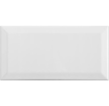 Weiße Keramikfliese im Metro Stil