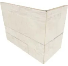 Eckansicht eines Holzregals