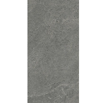 Graue Feinsteinzeugfliese mit matter Oberfläche.