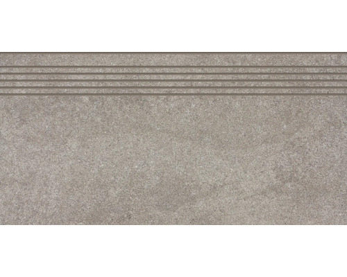 Fliese für Treppen mit Rillen zur Trittsicherheit