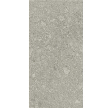 Graue Bodenfliese mit Steindekor