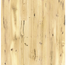 Holzparkett mit Astlöchern und Maserung