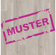 Produktbild: Handmuster zu Parkett Platinium grau Esche Landhausdiele Gebürstet 1092 x 180 x 14 mm