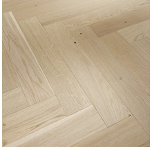 Produktbild: Handmuster zu Parador Parkett Trendtime 3 Eiche Pure Fischgrät 570 x 95 x 10,5 mm