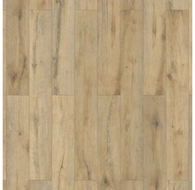 Nahaufnahme von Laminatboden in Holzoptik.