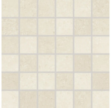 Quadratische Mosaikfliese aus Steingut
