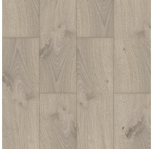 Nahaufnahme von Laminatboden in Holzoptik