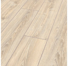 Helle Laminatbodenfläche mit Holzoptik