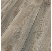 Nahaufnahme von Laminatboden mit Holzstruktur