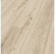 Helle Laminatboden-Oberfläche mit Holzstruktur