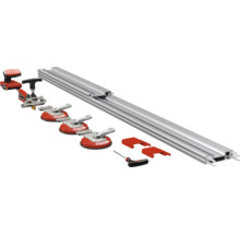 Fliesenschneider-Set mit Führungsschiene, Saughebern und Zubehör