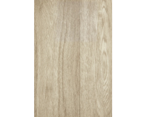 Nahaufnahme von zwei Paneelen eines Laminatbodens mit Holzmaserung
