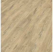 Nahaufnahme von Laminatboden in Holzoptik