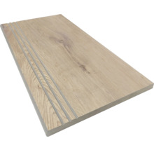 Produktbild: Stufenplatte abgerundet Essenze canella 30x60 cm
