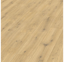 Nahaufnahme von Laminatboden mit Holzmaserung