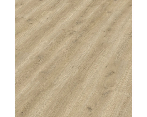 Nahaufnahme eines Laminatbodens in Holzoptik