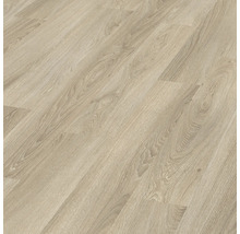 Nahaufnahme von Laminatboden in Holzoptik