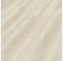 Heller Laminatboden in Holzoptik