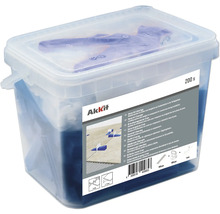 Fliesen Nivelliersystem Starter-Kit mit Fugenkeilen zum Ausgleich von Unebenheiten, Inhalt 200 Stück