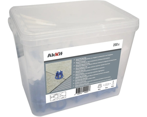 Akkit Fliesen Nivelliersystem Starter-Kit 1,5 mm Fuge