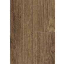 Nahaufnahme von Paneelen mit Holzmaserung für Bodenbeläge