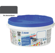 Mapei Kerapoxy Easy Design Fugenmörtel, Farbe Anthrazit 114, Gebindegröße 1,5 Kilogramm