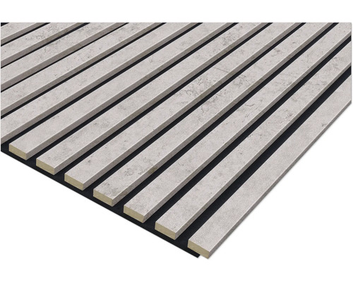 Akustikpaneel mit Holzlattenstruktur