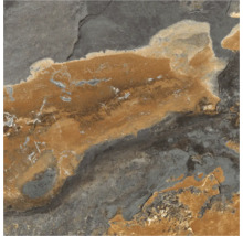 Nahaufnahme einer Bodenfliese mit Steinoptik