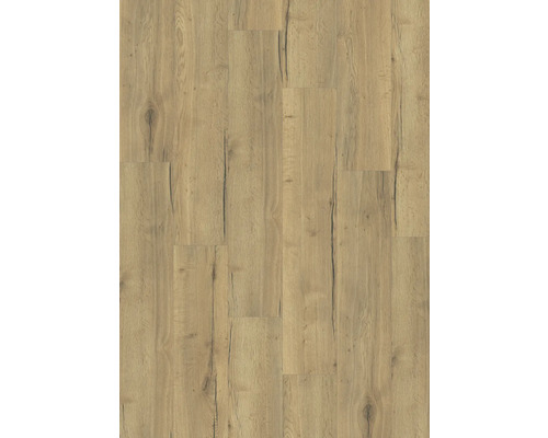 Verlegtes Laminat mit Holzoptik als Bodenbelag