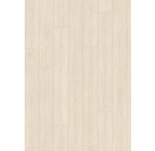 Heller Laminatboden mit Holzoptik.