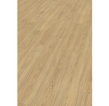 Nahaufnahme von Laminatboden mit Holzoptik
